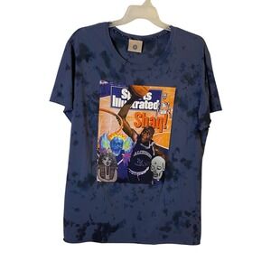 Alchemist Sports Illustrated Shaq Tie Dye T-Shirt 2XL USA Made 1992 Dunk Cover